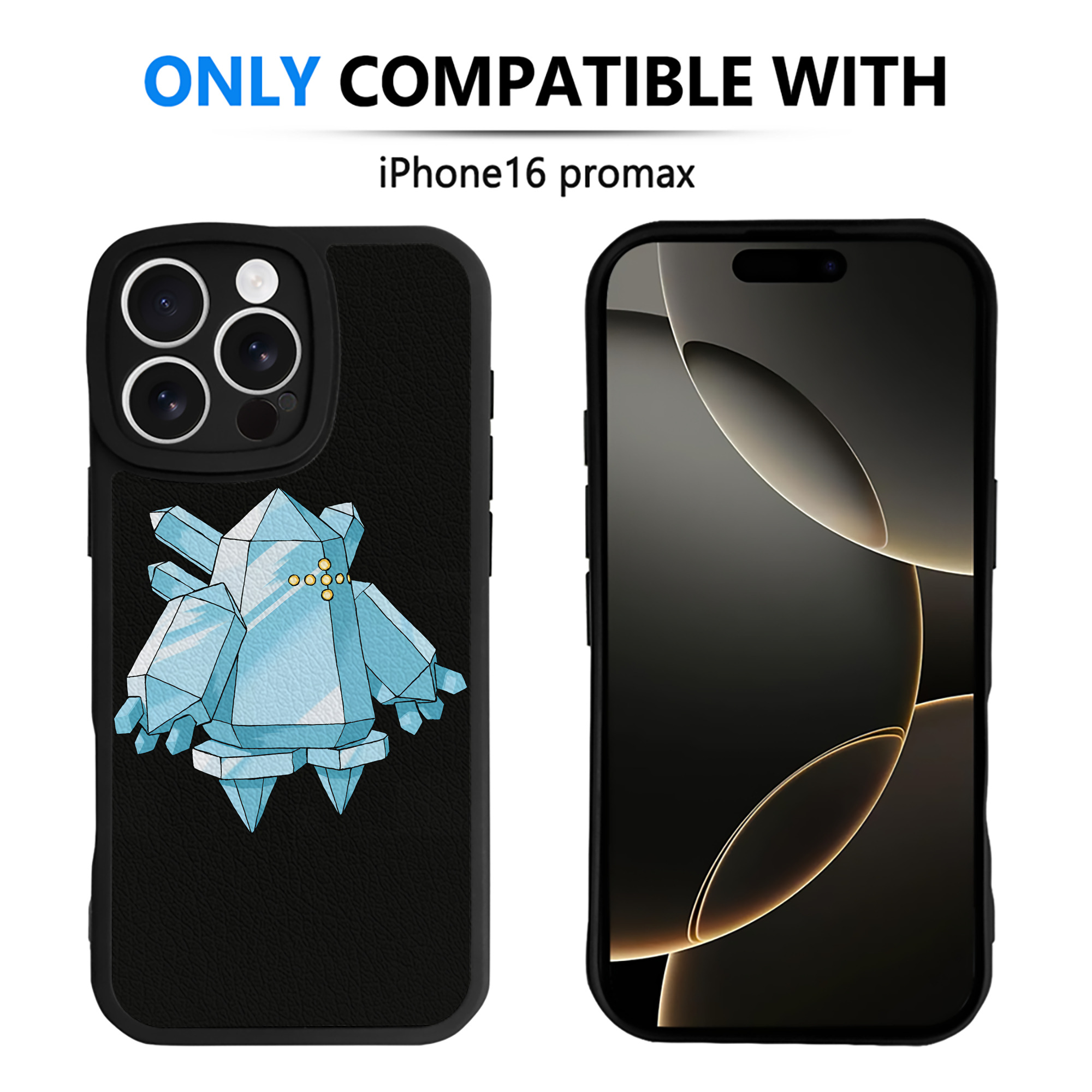 （画像用） ポケットモンスター Pokémon 【iPhone 16シリーズ対応】シリコンスマホケース（レザー調） 材質：シリコン